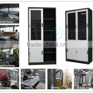 Multi-function Office Furniture Steel Folding Cupboard Wardrobe /File Cabinet Stainless Steel Cupboard for Clothes thumbnail-4