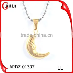 The Moon Circle Gold Jewelry Pendant Necklace For Women Jewelry thumbnail-4