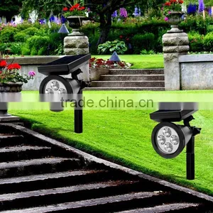 LED Solar Spotlight Solar Powered Outdoor Wall Light - Waterproof, Adjustable 180 Degree IP44 thumbnail-1