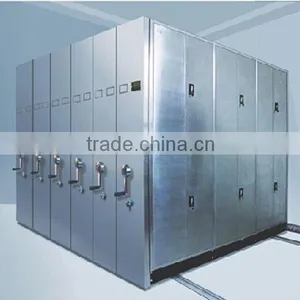 Library/school Furniture Mobile Compact Cabinet/ Manual Mass Shelf /Compact Shelving System thumbnail-5
