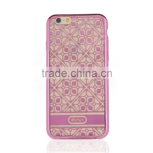 For IPhone 6 Case, Electroplate Ultra Thin Clear Soft TPU Case for IPhone thumbnail-3