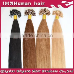 Wholesale Price Cheap Fashion Style Brazilian Virgin 100 Keratin Tip Human Hair Extension thumbnail-1