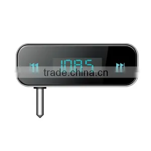 Handsfree Wireless Audio fm Transmitter for Smar Phones,iPhone,iPod,and IPad thumbnail-1