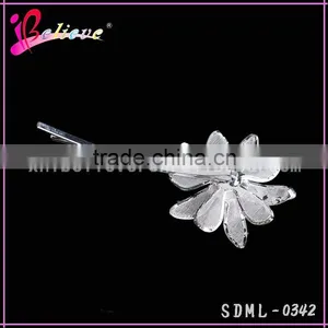 Factory Wholesale Hair Pins, Silver Flower Fancy Hair Pins,kids Hairpins Accessories thumbnail-4