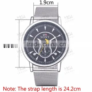 Latest Silver Man Watch, Cheap Stainless Steel Case Back Watch Quality Choice Most Popular thumbnail-4