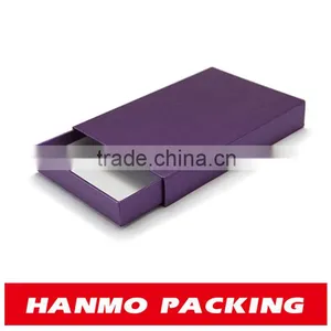 Simple Purple Gift Necktie Drawer Boxes Wholesale thumbnail-1