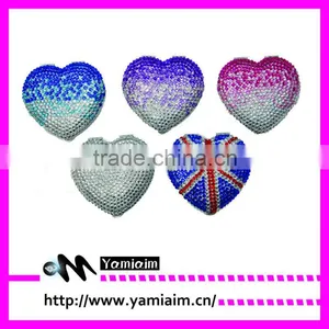 Bling Rhinestone Jeweled Mirror Crystal Comestic Mirror thumbnail-1