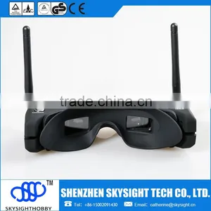 FPV Wireless All-in-one 3d 40ch 5.8Ghz Video Goggles Sky02 thumbnail-4