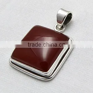 Fantastic Carnelian Pendant, Gemstone Silver Jewelry, Online SIlver Jewelry thumbnail-3