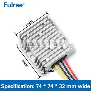 Waterproof 12v to 19v3a57w Dc-dc Power Step up Converter, 12v to 19v Boost Module, Car Power Supply for Notebook thumbnail-3