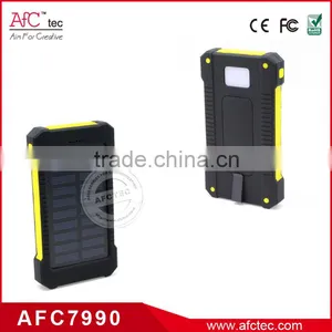 New Product With 8000mAh ROHS Waterproof Solar Power Bank Charger for Mobile Phone thumbnail-5
