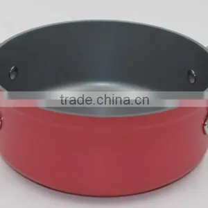 Red Non-stick Stock Pot Casserole Cooking Pot Induction Cooker Noodle Pot Soup Pot thumbnail-1