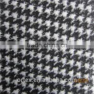 Acrylic Wool Yarn Jacquard Fabric Men's Wool Coat thumbnail-1