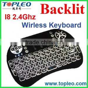 I8+ 2.4 GHz Wireless Keyboard With Touchpad Mouse thumbnail-1