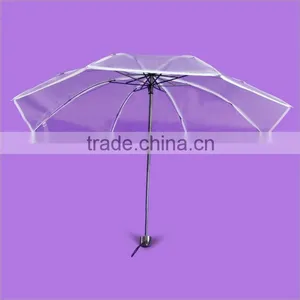 Hot Sale Ladies Fashion 2015 Abaya Advertising Kids Child Clear Transparent Umbrella thumbnail-3
