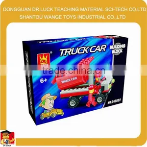 Kid Intelligence Toy Truck Building Blocks Happy Village Train thumbnail-1