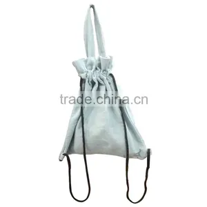 Multipurpose Jean Material Shopping Bag Drawstring Tote Shopping Bag Handbag thumbnail-3