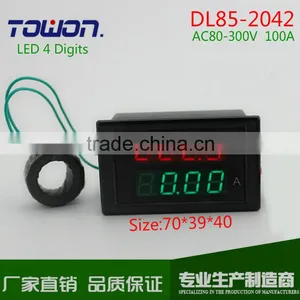 Dual LED 4 Digital AC 80-300V 0.00-100.0A Display Voltage and Current Meter Panel Voltmeter Ammeter thumbnail-1