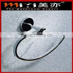 Bathroom Semicircle Brass Towel Ring thumbnail-1