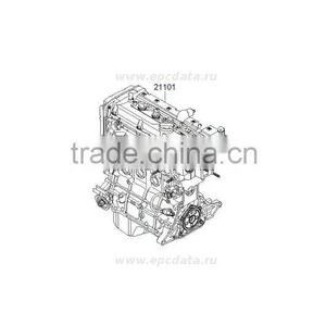 New Engine Gasoline G4EA EURO-3-4 Assy-sub Set From Mobis Manufacture thumbnail-2