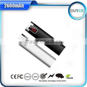 Alumimum 2600mAh Number Indicator Promotional Powerbank thumbnail-2