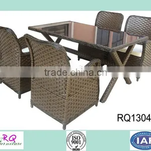 Outdoor Dining Sets PE Rattan Alum Frame Table Sets thumbnail-1