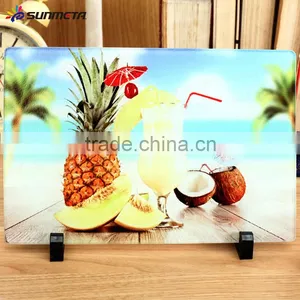 Sunmeta Factory Directly Blank Sublimation Glass Photo Frame Small Cutting Board BL--30 thumbnail-1