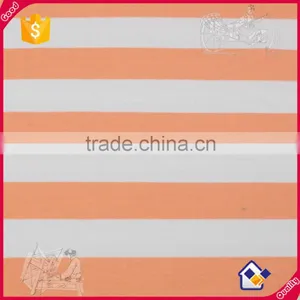 Free Hand Feel Sample 95% Cotton 5% Spandex Fabrics Whole Sale Stripe Farbic for Women Clothing thumbnail-2
