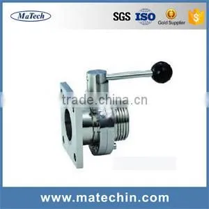 OEM Precision Stainless Steel Sanitary Electric Butterfly Valves From Supplier thumbnail-6