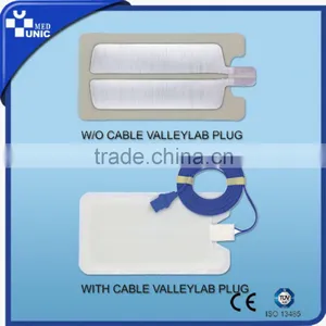 Disposable Adult Monopolar Electrosurgical Grounding Pad With Cable, ECG Electrode thumbnail-1