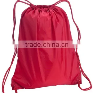 Liberty Bags Large Nylon Drawstring Backpack Shopping Gym Bag Portable thumbnail-6