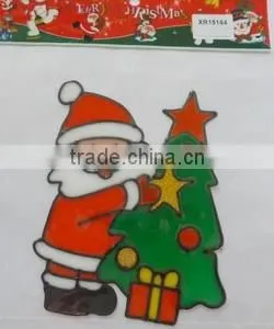 Christmas Santa Claus PVC Sticker/Opp Bag Packing Sticker/ Holiday Decoration thumbnail-5