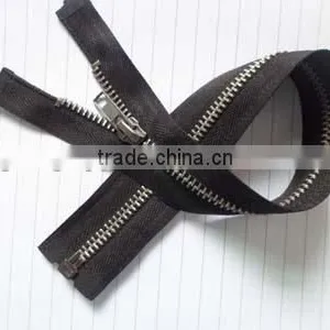5# Metal Zipper Aluminum Teeth Zipper Open End Zipper Locking Zipper Head Zipper for Jacket thumbnail-1