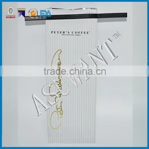 Custom Printed Side Gusset Coffee Beans Packaging Tin Tie Bags Logo With Valve thumbnail-2