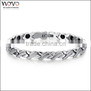 Latest Design Fashion 316 Stainless Steel Blood Pressure Magnetic Bracelet thumbnail-4