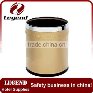Concave Stainless Steel Dustbin Waste Bin in China thumbnail-6