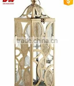 Christmas Small Cheap Wrought Iron Hanging Metal Lantern Quality Choice thumbnail-1