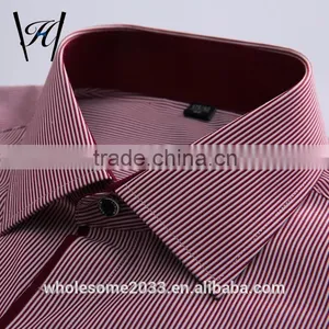 2016 New Style Floral Stripes Work Male Shirts thumbnail-2