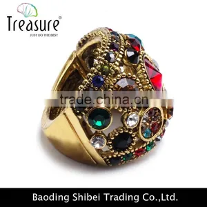 Fashionable Jewelry Mix Color Charming Jewelry Vintage Rings for Women and Men thumbnail-3