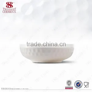 Pure White Round New Design Ceramic Small Butter Dish thumbnail-3