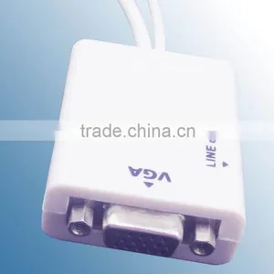 Micro USB 5 Pin MHL Adaptador VGA + Audio for Samsung Galaxy S2 Note Smart Phone thumbnail-4