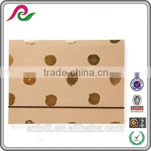 Flashy Kraft Material String Closure Envelope Folder thumbnail-1