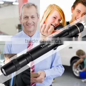 Delicate Design Promotion Gift Items Anodized Finish Brass Bright Torch Pen Led Flashlight Tank007 PA02 thumbnail-2