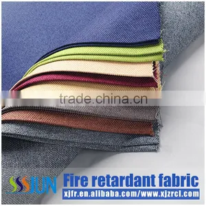 Latest Design Luxury Fire Retardant Flocked Window Curtain Fabric thumbnail-1