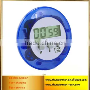 3Buttons Round Shape Digital Kitchen Countdown Timer thumbnail-1