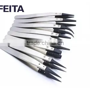 Hand Tools Stainless Steel Tweezers/ ESD Replaceable Tip Heat Resistant Tweezers thumbnail-3