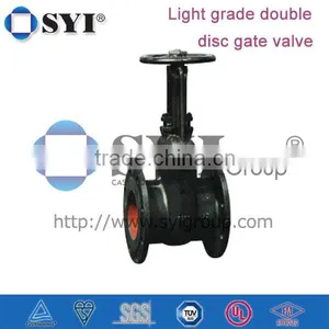 Light Grade Double Disc Casting Steel Gost Gate Valve thumbnail-1