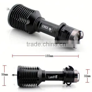 1158 New Design!! XM-L T6 LED Ultra Power Aluminum Torch Light Rechargeable Led With Emergency Hammer thumbnail-2