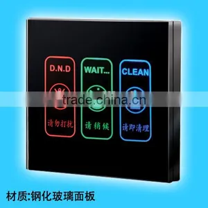 Three-in-one Electronic Doorplate Touch Hotel Doorplate With DND, WAIT, CLEAN Function thumbnail-1