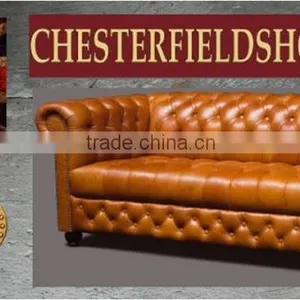 Chesterfield Showroom New Model Leather Sofa thumbnail-3